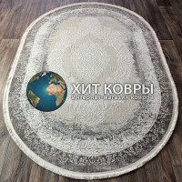 Турецкий ковер Deko 27125 Серый овал